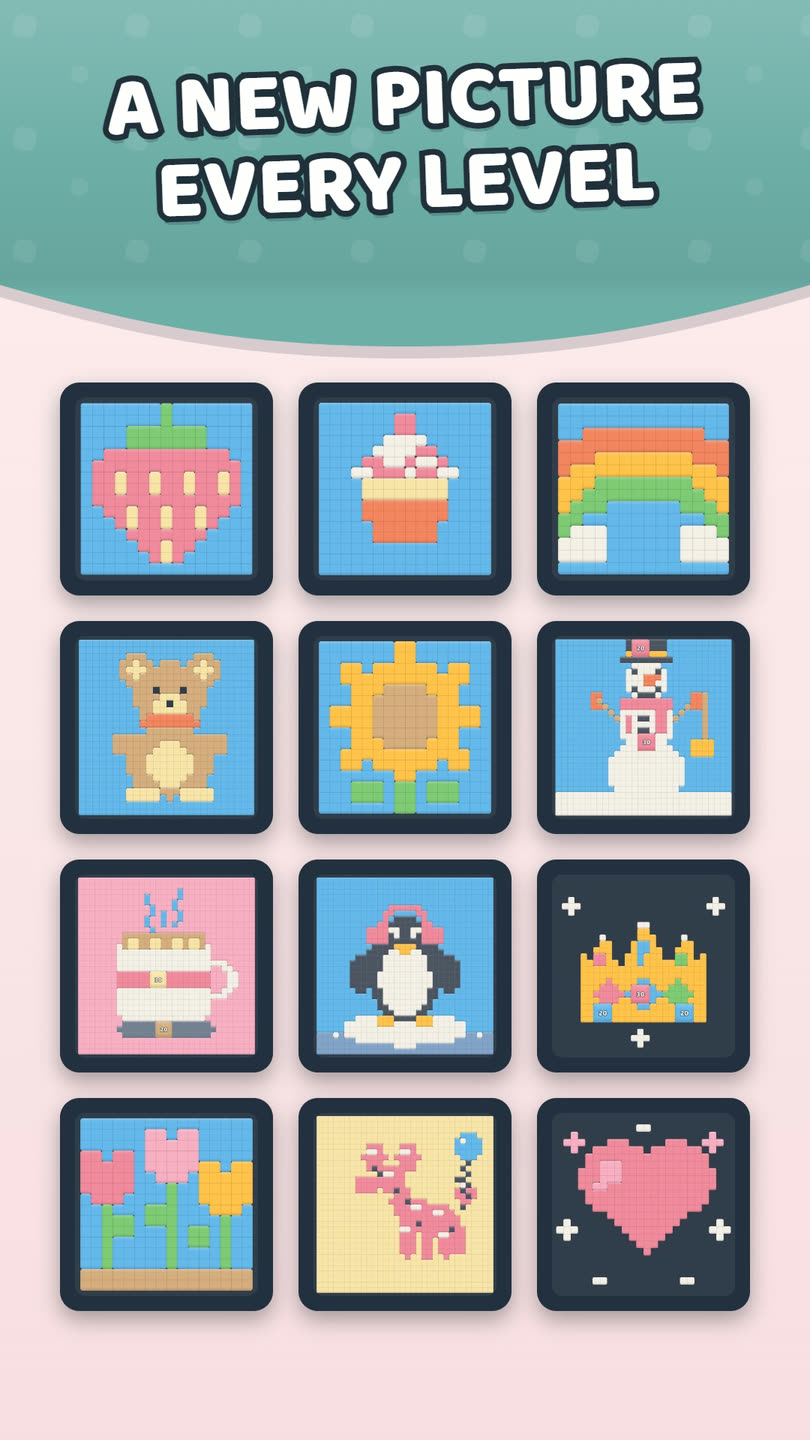Peek-a-Pop screenshot — A new picture every level